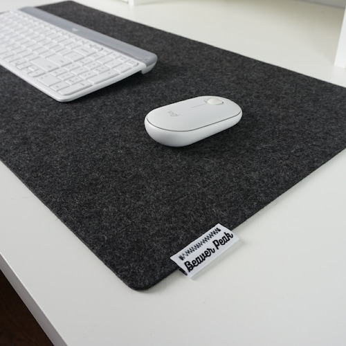 Natural Wool Felt Desk Mats Desk Pads Made in Canada No Etsy