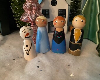 Frozen Peg Dolls