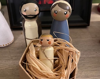 Peg Doll Nativity