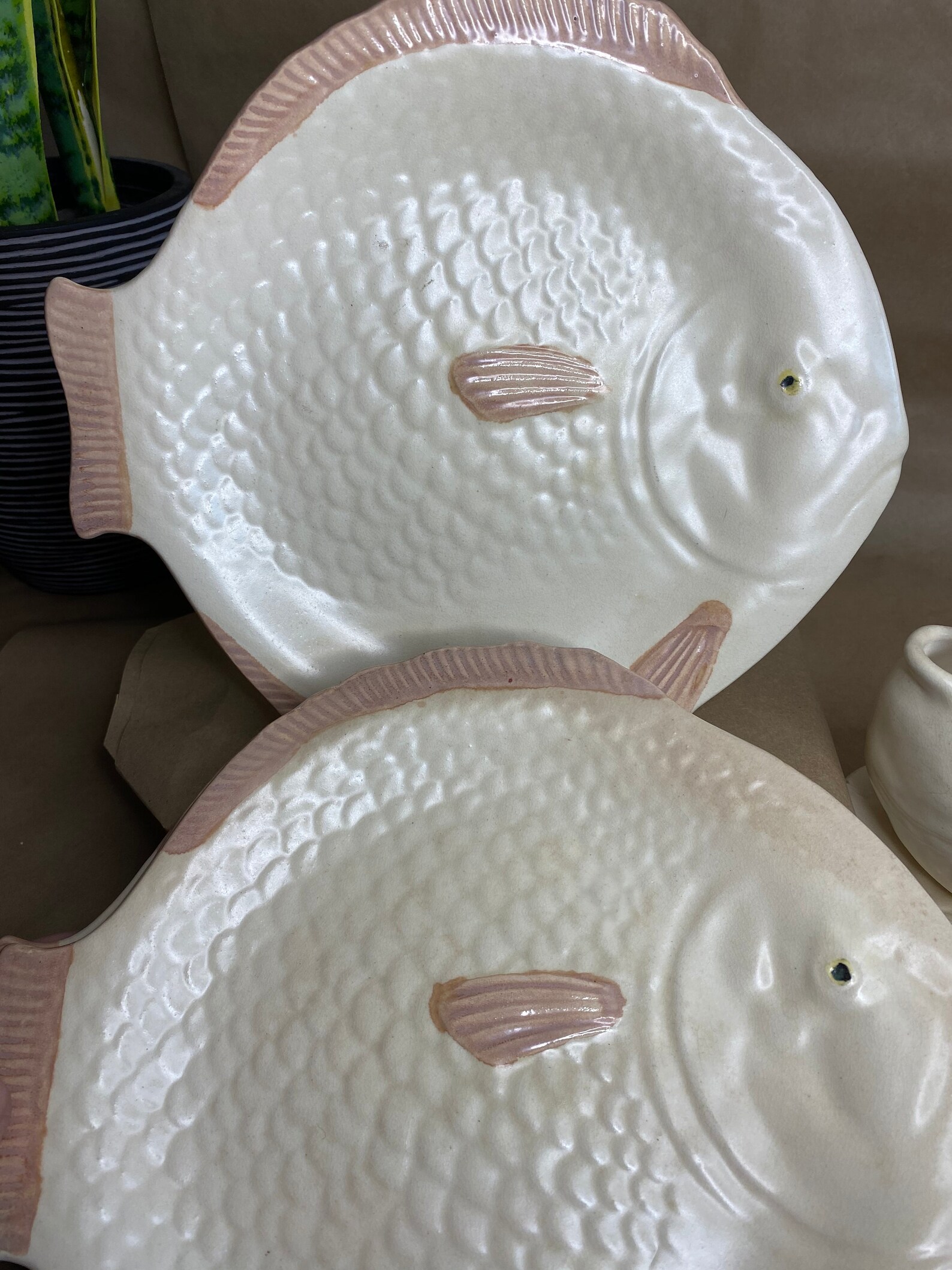 Shorter and Son Ltd Vintage 4 Fish Plates with Matching Gravy Etsy