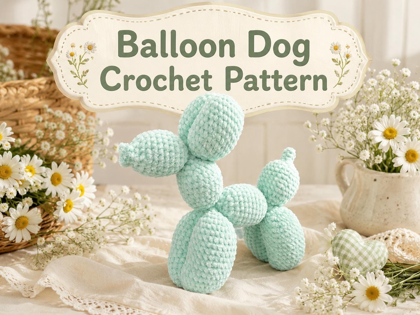 10 Balloon Dog Crochet Patterns for Adorable Toys, Decor, and Gifts 3 Balloon Dog Crochet