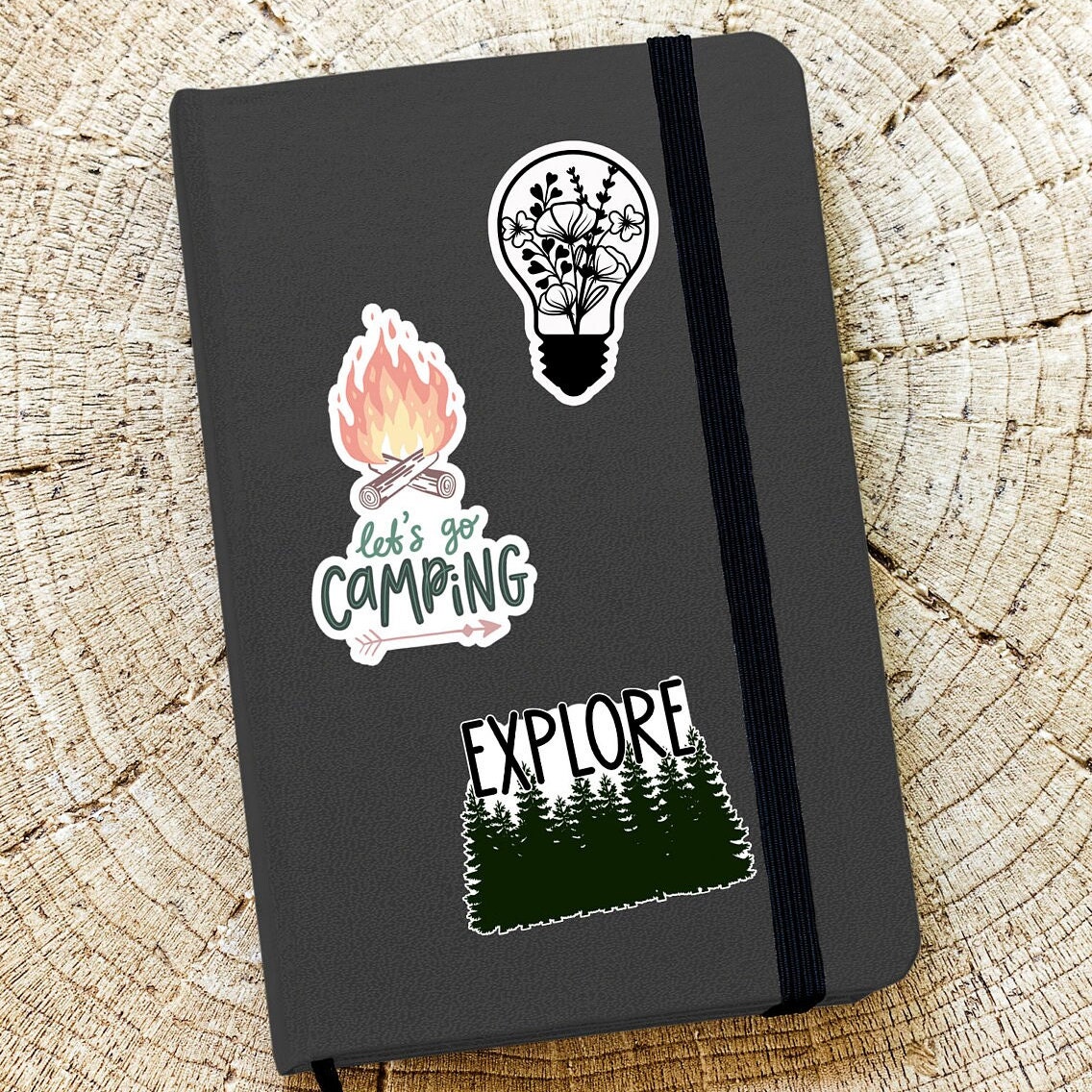 Sticker Over Computer Campera Camping Sticker, Outdoorsy Sticker, Hiking Stickers, Bullet Journal ...