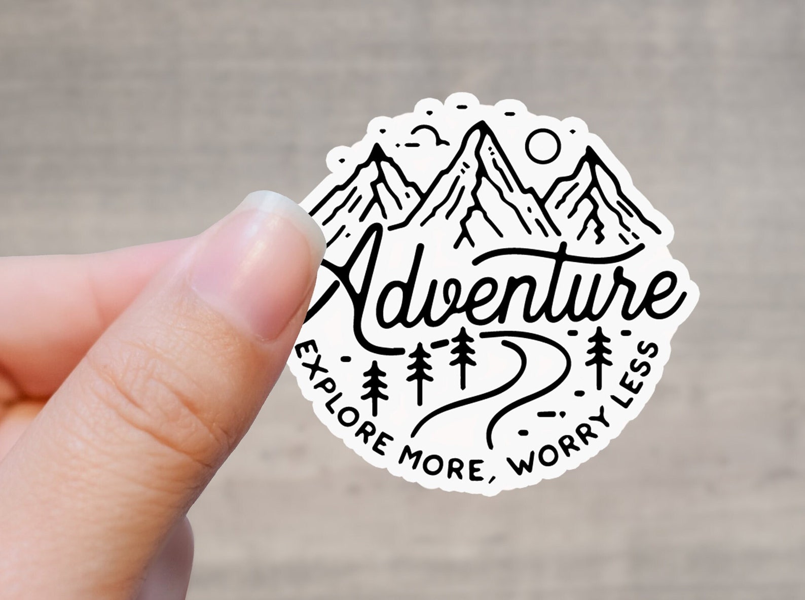Outdoorsy Sticker Pack Vinyl Sticker Water Bottle Sticker Etsy