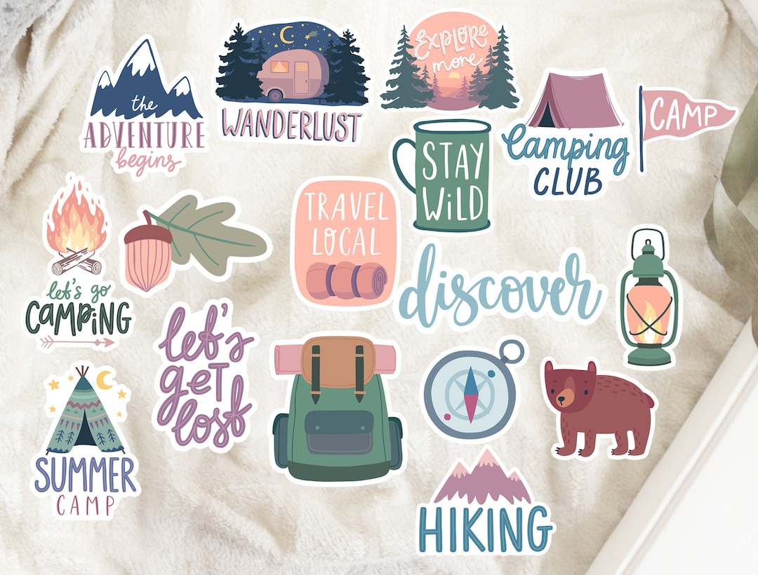 Cute Sticker Pack, Laptop Stickers Pack, Bullet Journal Stickers, Floral  Stickers, Hydroflask Stickers, 