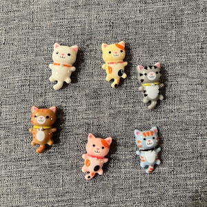 Cat Magnets, Gift ideas, refrigerator magnets