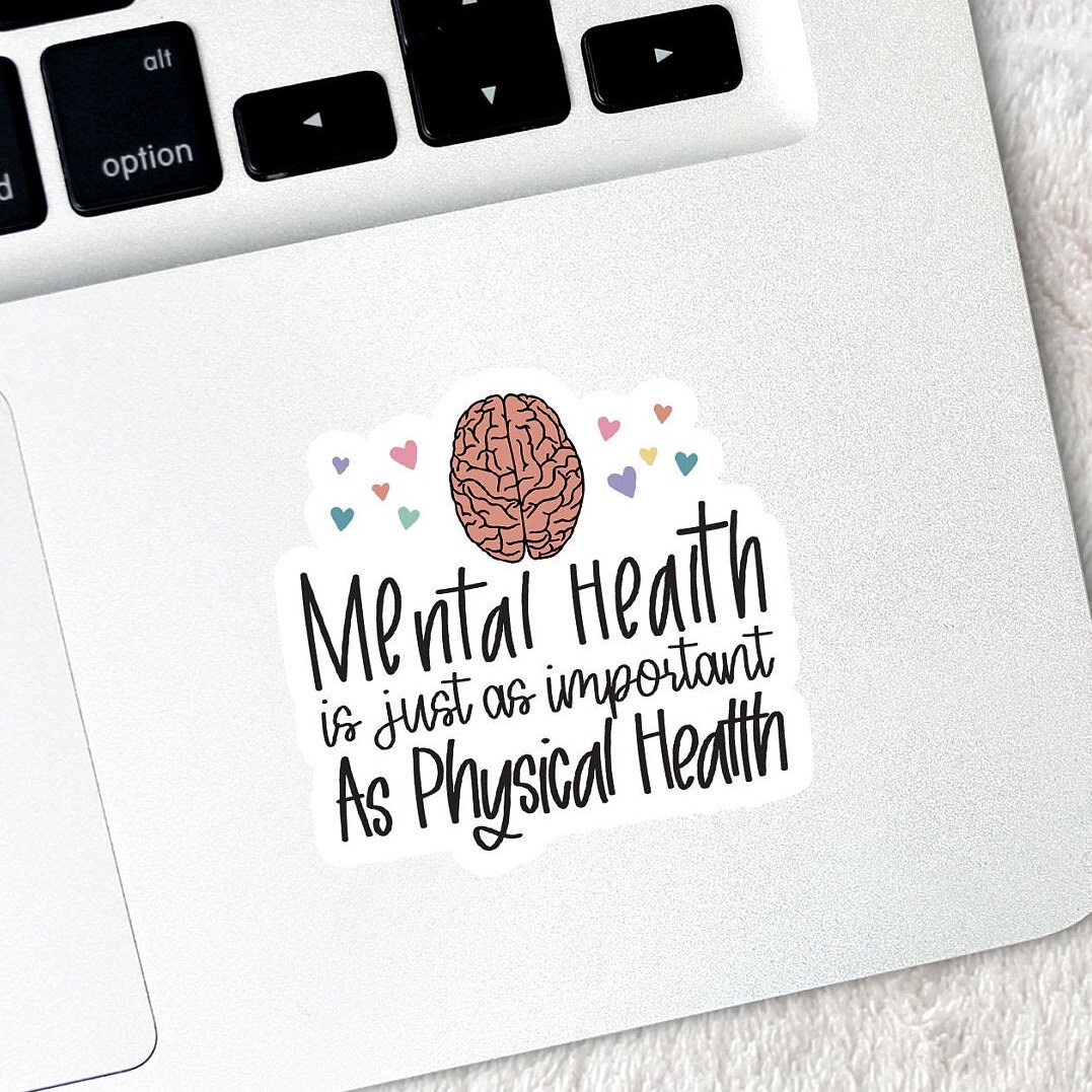 Mental Health Stickers Pack Water Bottle Stickers Laptop - Etsy