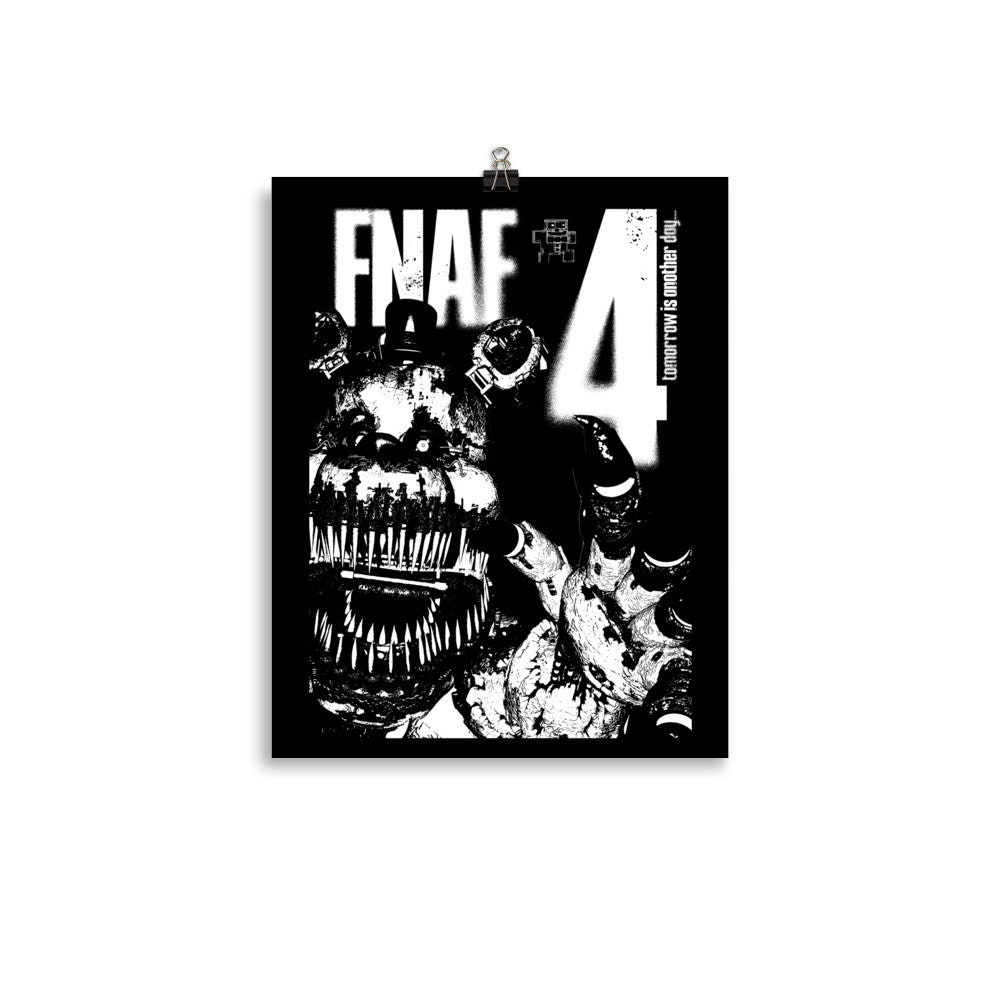 Fnaf4 Nightmare Fredbear Poster Etsy Fnaf4 Nightmare Fredbear Poster Etsy