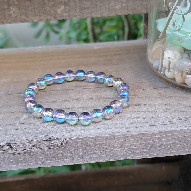 Angel Aura Bracelet, Healing Bracelet, Positive Bracelet, Uplifting Bracelet, Cleansing Bracelet, Purity Bracelet, Spiritual Bracelet, Cosmic Bracelet,