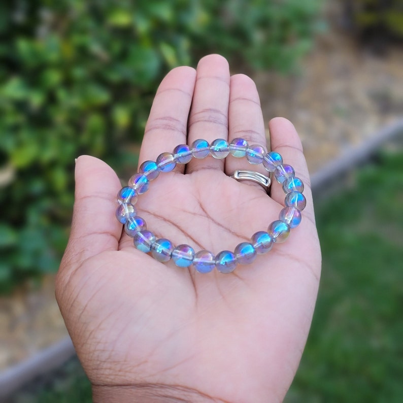 Angel Aura Bracelet, Healing Bracelet, Positive Bracelet, Uplifting Bracelet, Cleansing Bracelet, Purity Bracelet, Spiritual Bracelet, Cosmic Bracelet,
