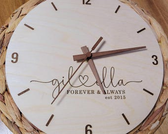 Minimalist Wall Clock Face SVG Laser Cut File (Digital Download)