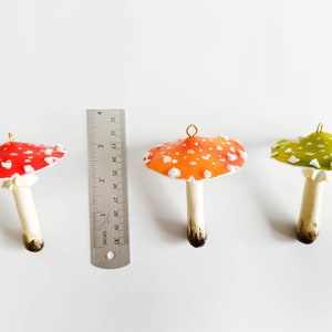 Magic mushroom ornament for christmas tree decor.