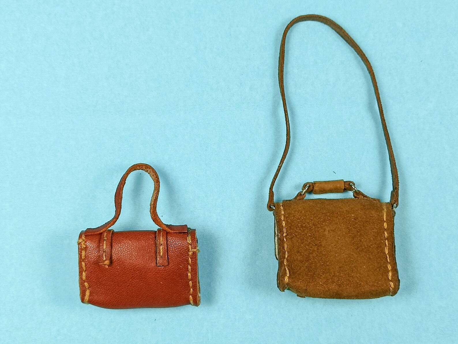 Miniature leather briefcase bag Blythe shoulder bag Barbie Etsy