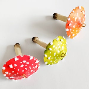 Magic mushroom ornament for christmas tree decor.