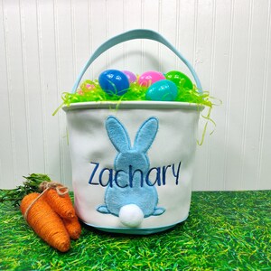 Easter Basket, Personalized Easter Basket, Bunny Baskets for Kids, Monogram Easter Basket, Boy Girls Easter Gift, Boy Girl Easter Basket