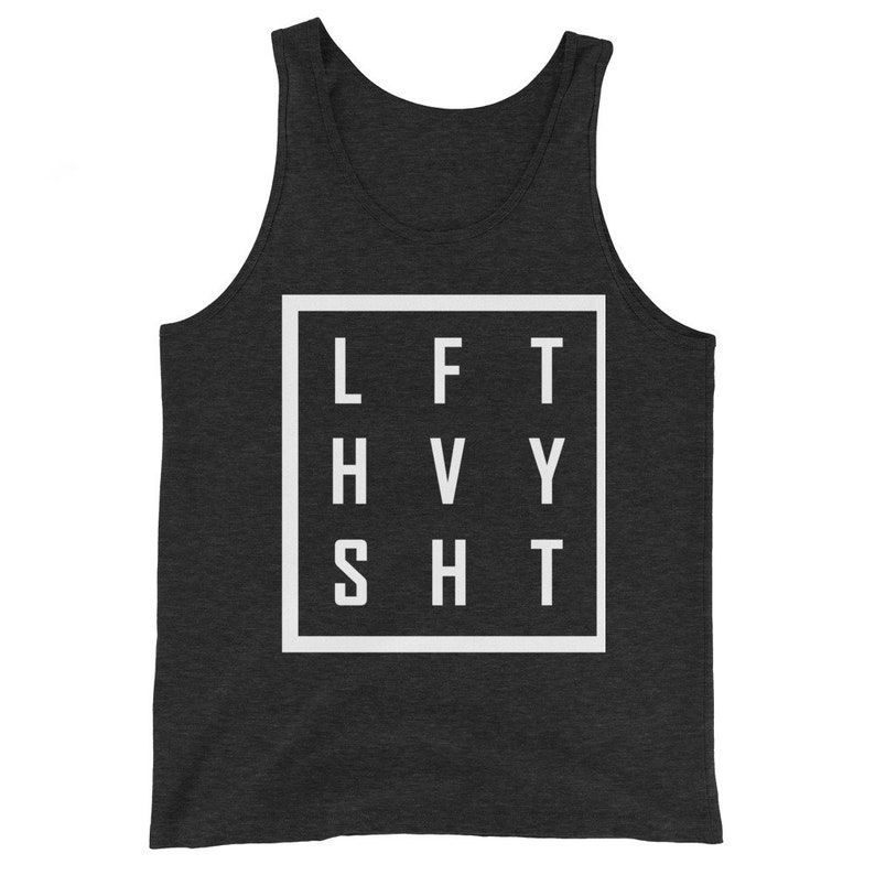Lift Heavy Sh*it Unisex Tank Top,Funny Workout Shirt,Lift Heavy,Fitness Tank Top,Workout Tank,Fit Tee,Fitness,Lifting Tank,Sport Shirt
