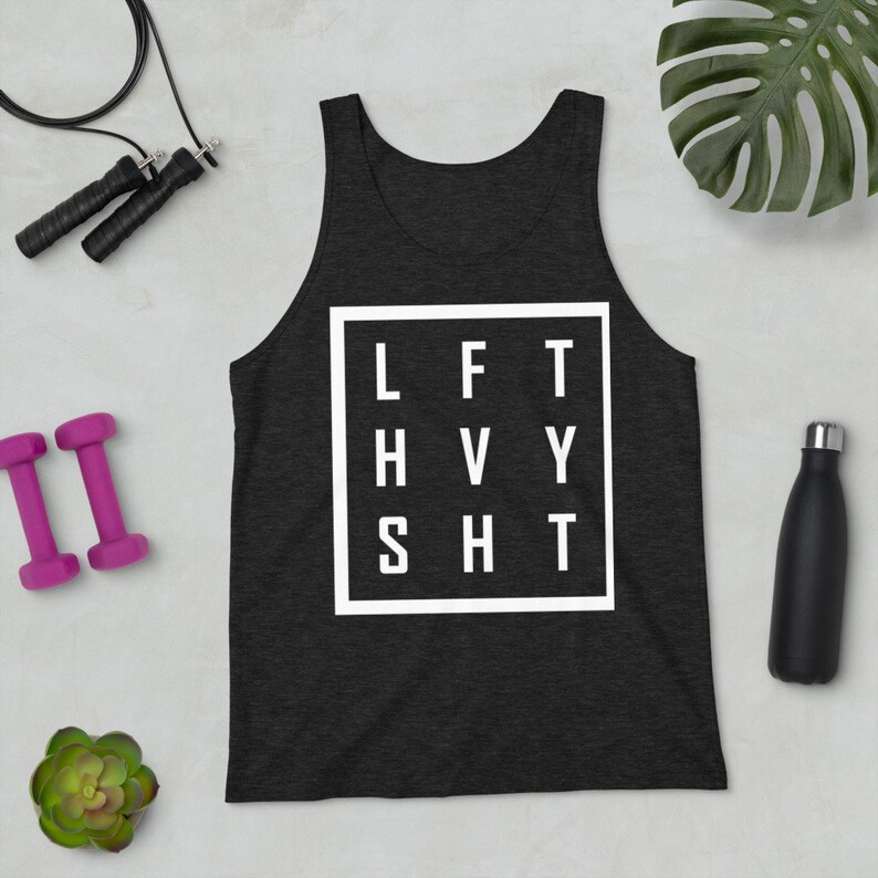 Lift Heavy Sh*it Unisex Tank Top,Funny Workout Shirt,Lift Heavy,Fitness Tank Top,Workout Tank,Fit Tee,Fitness,Lifting Tank,Sport Shirt