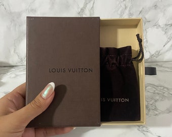 Authentic Louis Vuitton Empty Gift Box & Dustbag for Jewellery