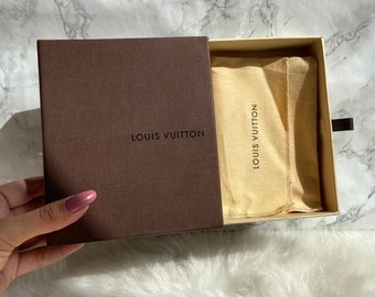 Authentic Louis Vuitton Empty Gift Box & Dustbag for Jewellery 