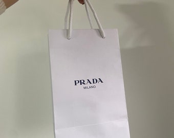 prada paper bag