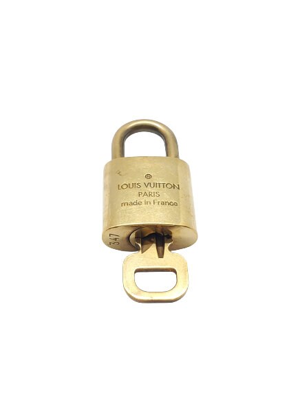 Louis Vuitton Vintage Louis Vuitton Gold-tone Brass Combination Lock