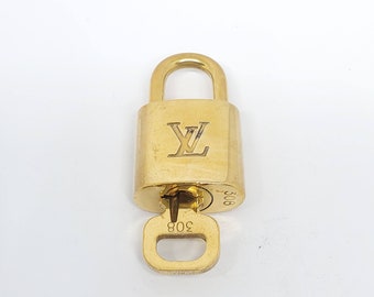 Louis Vuitton Lock Necklace - Etsy 