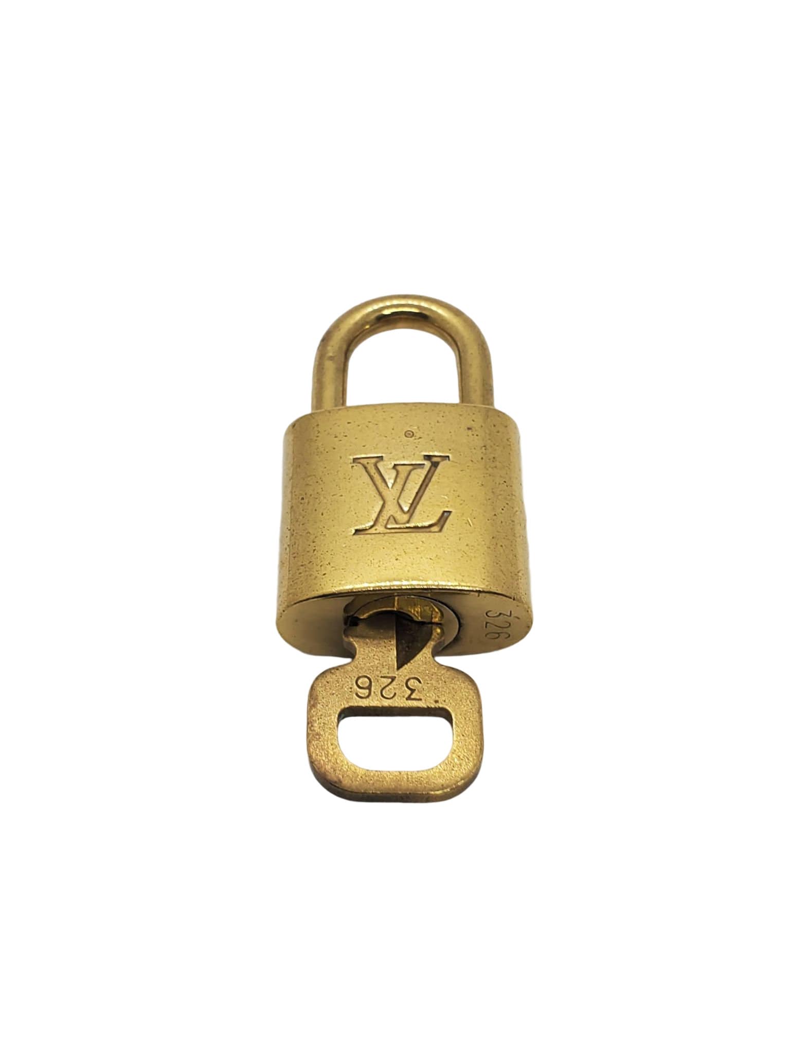 Rework Vintage Louis Vuitton Gold Lock on Necklace (No Key)