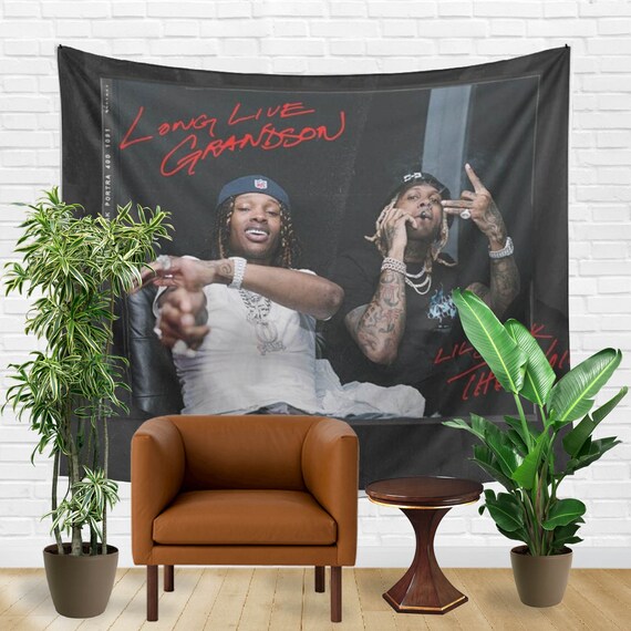 King Von & Lil Durk The Voice Tapestry King Von Fan Art Etsy