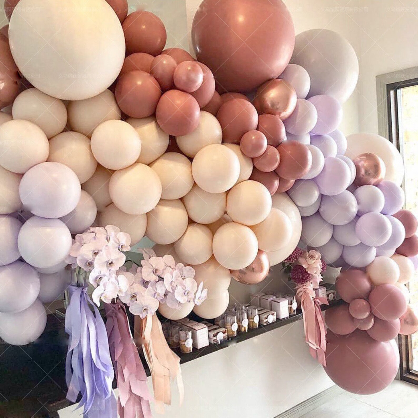 103pcs Balloons Garland Arch Kits Blush Pink Latex Balloon For Etsy