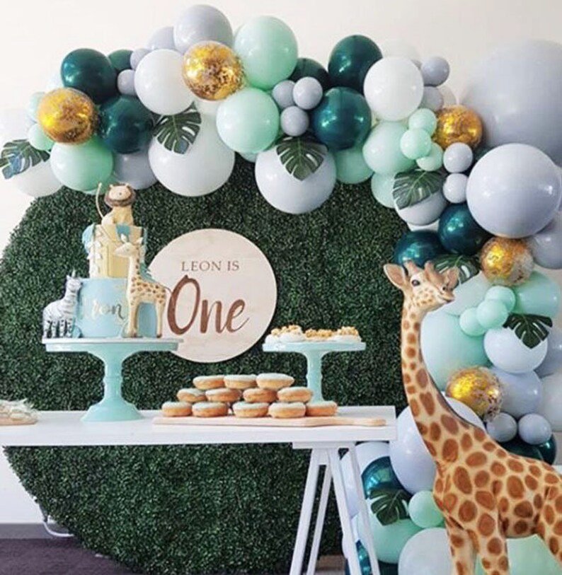 167pcs Balloons Garland Arch Kits Green Confetti Latex Balloons For Wedding Birthday Baby Shower Party Decoration