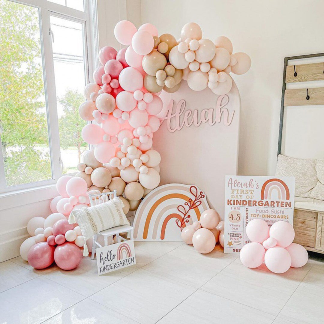 150PCS Balloons Garland Arch Kit Double Layer Pink Nude - Etsy