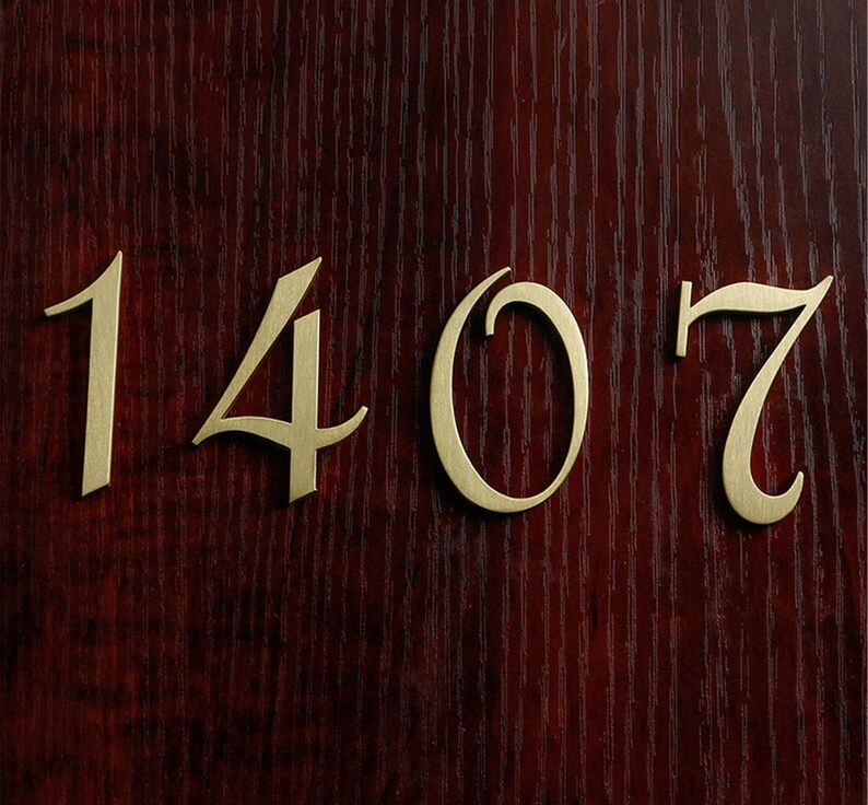 Selfadhesive Brass House Door Numbers for Address Door Etsy