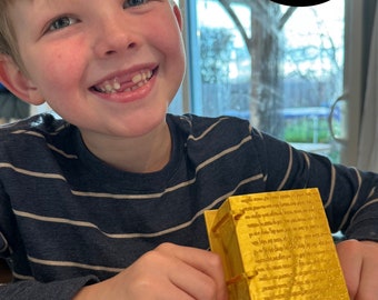 3D Printed Golden Plates Model, Book of Mormon Prop Replica