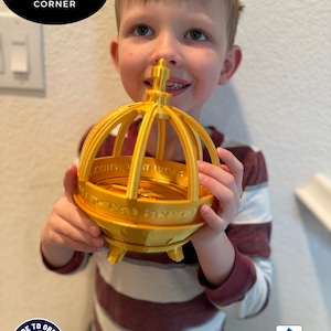 Large 3D Printed Liahona, Silk Gold Eco-PLA, Book of Mormon Prop Replica