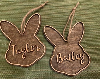 Bunny Easter Basket Tags