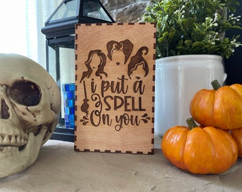 Hocus Pocus Box Sign, Sanderson Sisters, Halloween