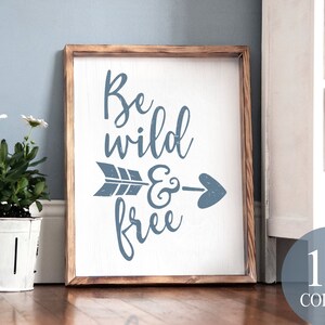 essere selvaggio e libero, segno ispiratore, regalo, regalo carino, segno di libertà, segno di viaggio, segno di felicità, segno di mentalità, sii te stesso, segno di vita