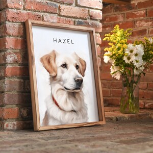 Pintura de gato, retrato de mascota, acuarela de mascota, retrato personalizado de gato, retrato personalizado de perro, regalo para mascota, pintura de perro, regalo conmemorativo para mascota imagen 5