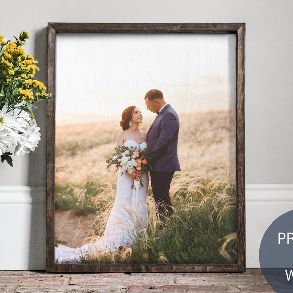 photo gifts, Photo on wood, framed photo, wedding photos, alternative wedding photos, photo prints, custom photo, rustic photo, photo art