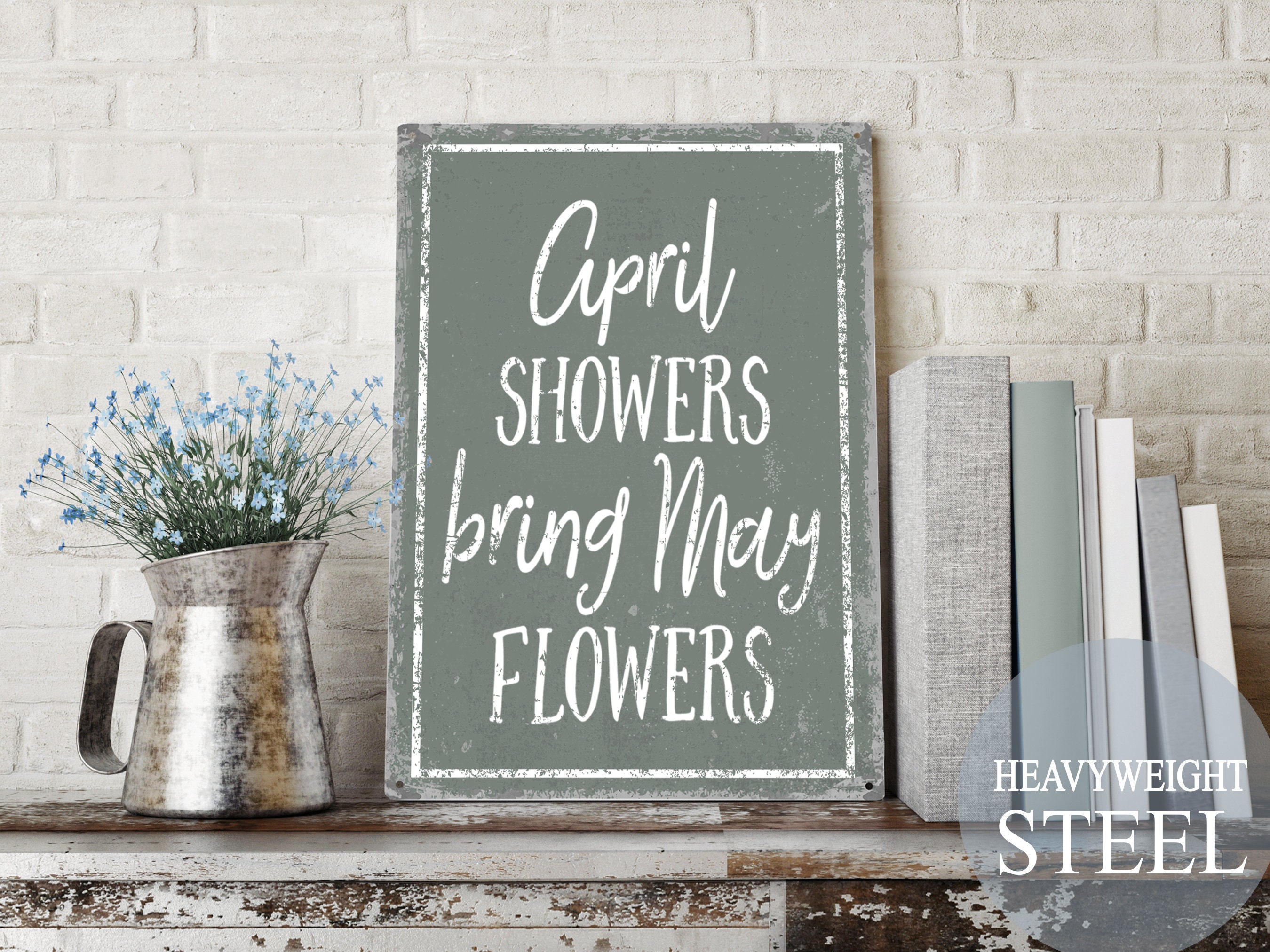 Les Averses Davril Apportent Des Fleurs De Mai Illustration Vectorielle