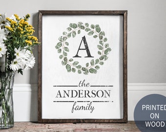 Wedding gift, last name sign, established sign, family name sign, entryway decor, custom wedding gift, couple gift, name sign, custom sign