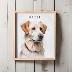 Pintura de gato, retrato de mascota, acuarela de mascota, retrato personalizado de gato, retrato personalizado de perro, regalo para mascota, pintura de perro, regalo conmemorativo para mascota imagen 3