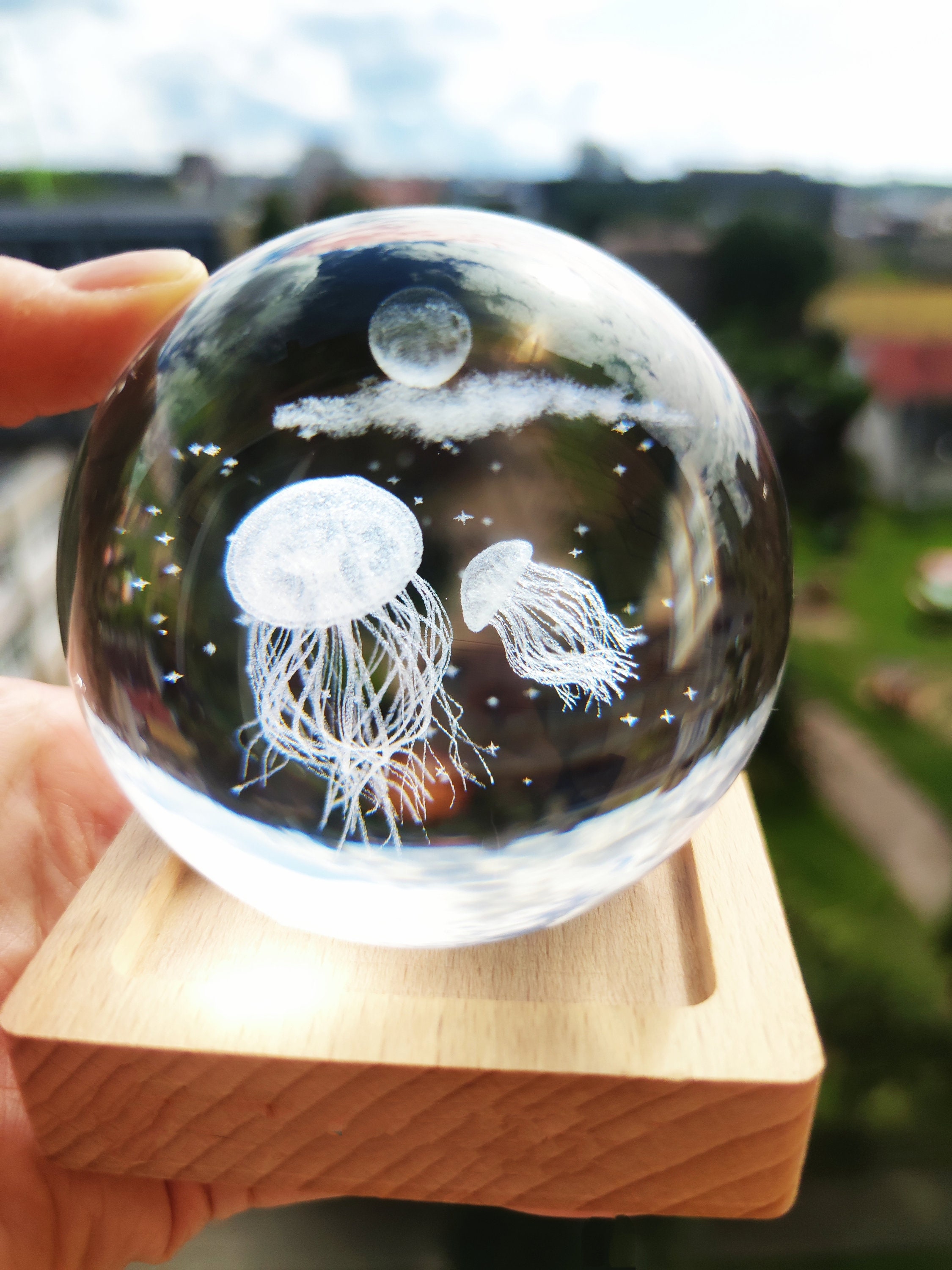 Jellyfish Lamp Shade Etsy UK