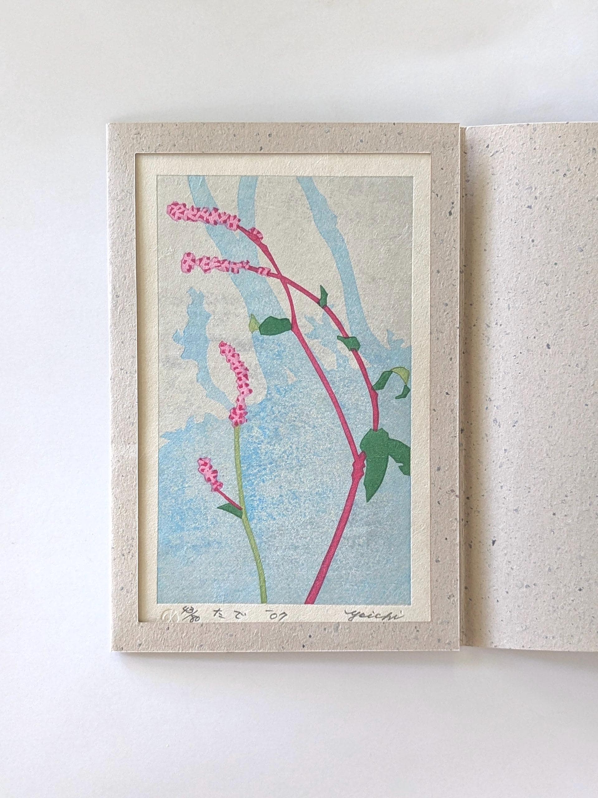 Japanese Botanical Woodblock | Persicaria Hydropiper Print