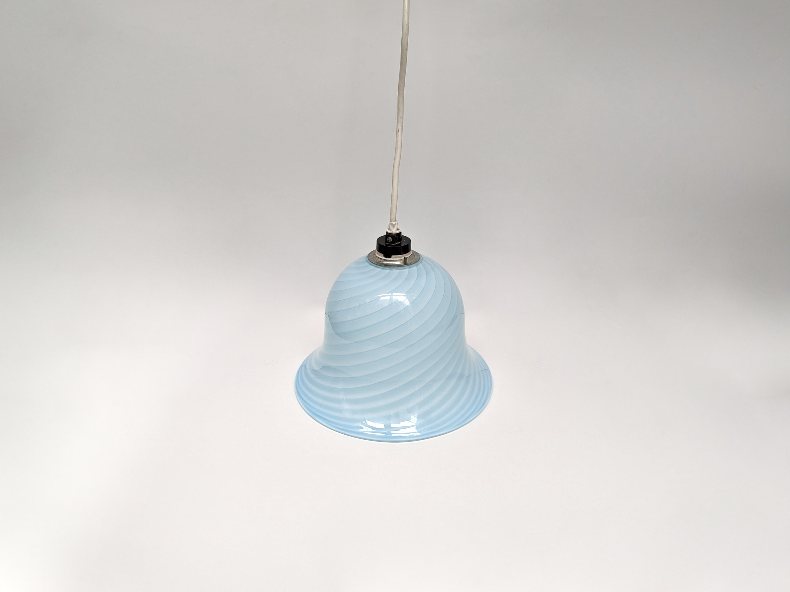 Blue swirl pendant light deals