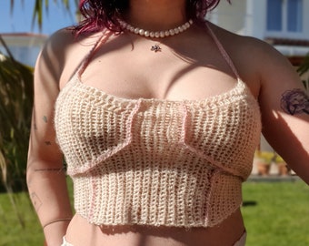 Custom Made to Measure Crochet corset handmade