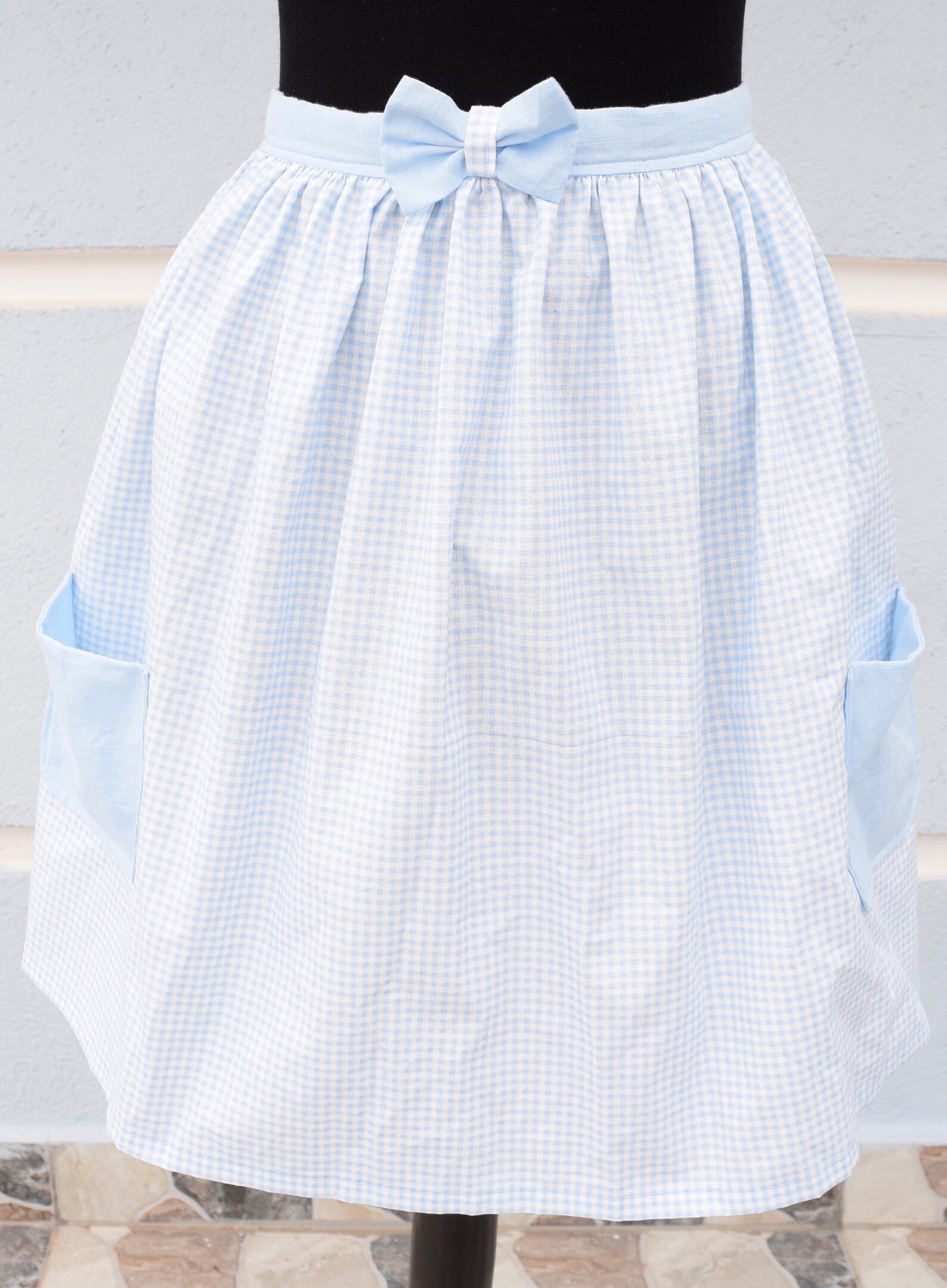 Apron for woman Half apron Aprons with pockets Handmade Etsy