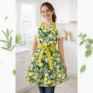 Zitronen-Druck im Vintage-Stil für Frauen