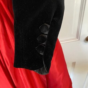 Laura Ashley Vintage Velvet Formal Party Dress 8 image 3