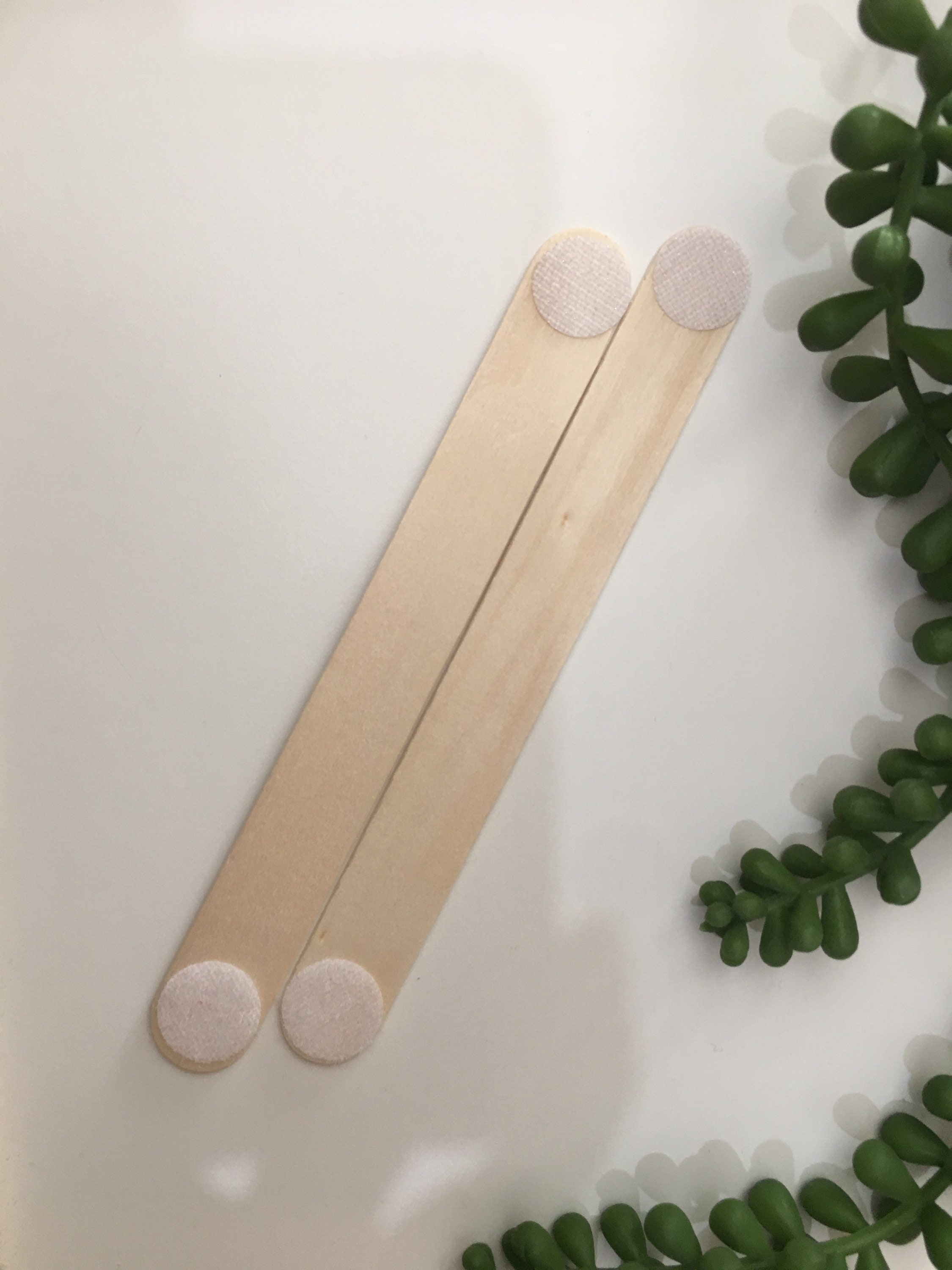 Velcro Jumbo Popsicle Sticks Open Play Toy Etsy
