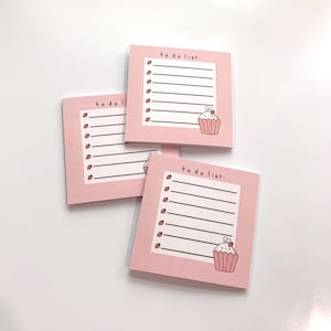 Boba To-do Sticky Memo Pad | cute sticky notes, cute memos, aesthetic, stationery, journal, penpal, productivity